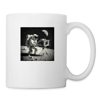 Astronauten-Film - Tasse - Weiß - Rechts