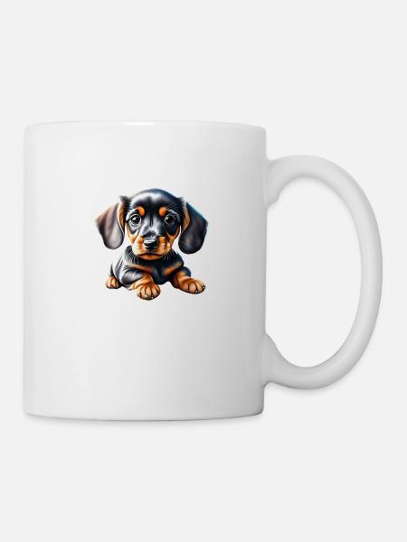 Dachshund Hund Dackelwelpe Hundehalter Hunde - Tasse - Weiß