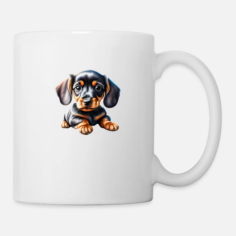 Dachshund Hund Dackelwelpe Hundehalter Hunde - Tasse - Weiß