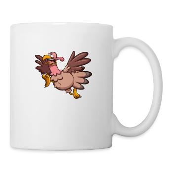 Peur de courir la Turquie - Mug blanc - blanc - Droite