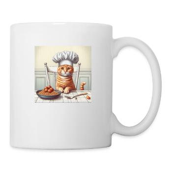 Cat Cook - Mug - white - Right