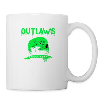 Outlaws skull skalle Motorway gangs Biker Club - Mug - white - Right