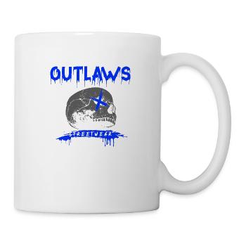 Outlaws skull skalle Motorway gangs Biker Club - Mug - white - Right