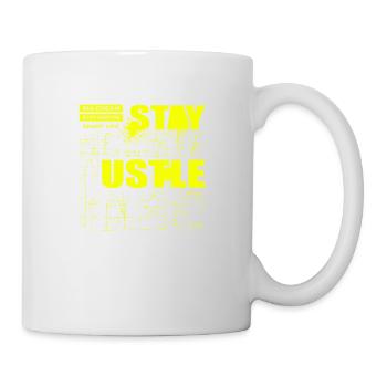 Stay Positive Street Art Urban Spray Vintage Rétro - Mug blanc - blanc - Droite