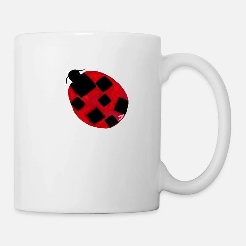 Ladybug: Coccinella Sptempunctata excepcionalis - Mug - white