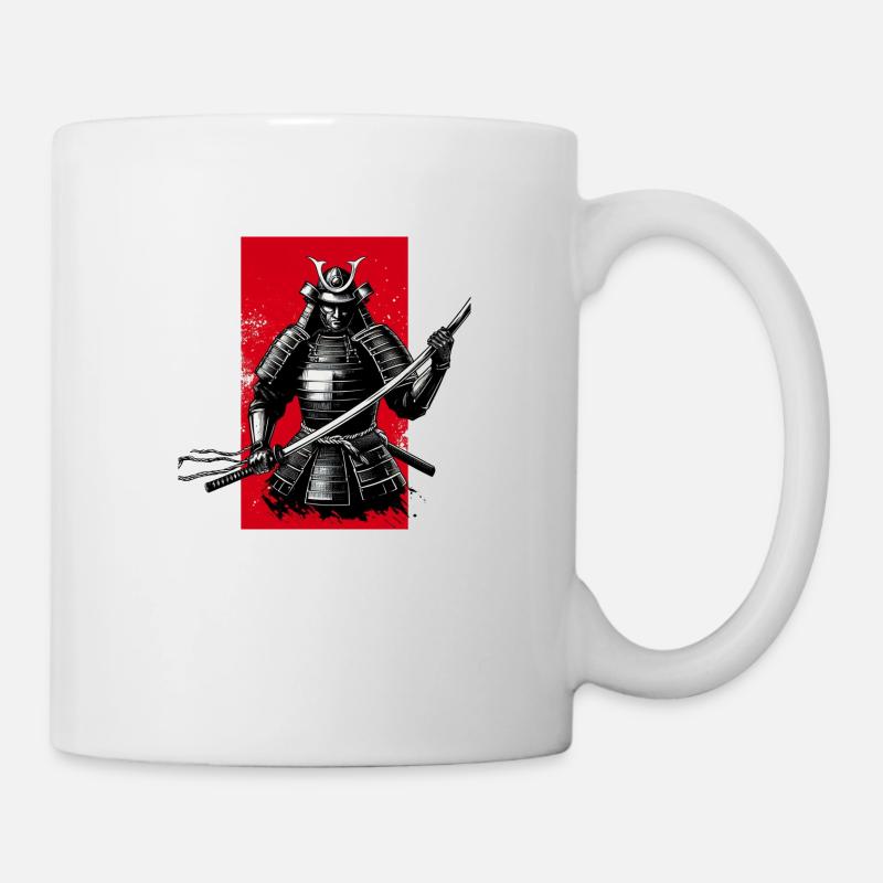 Samouraï - Mug blanc - blanc