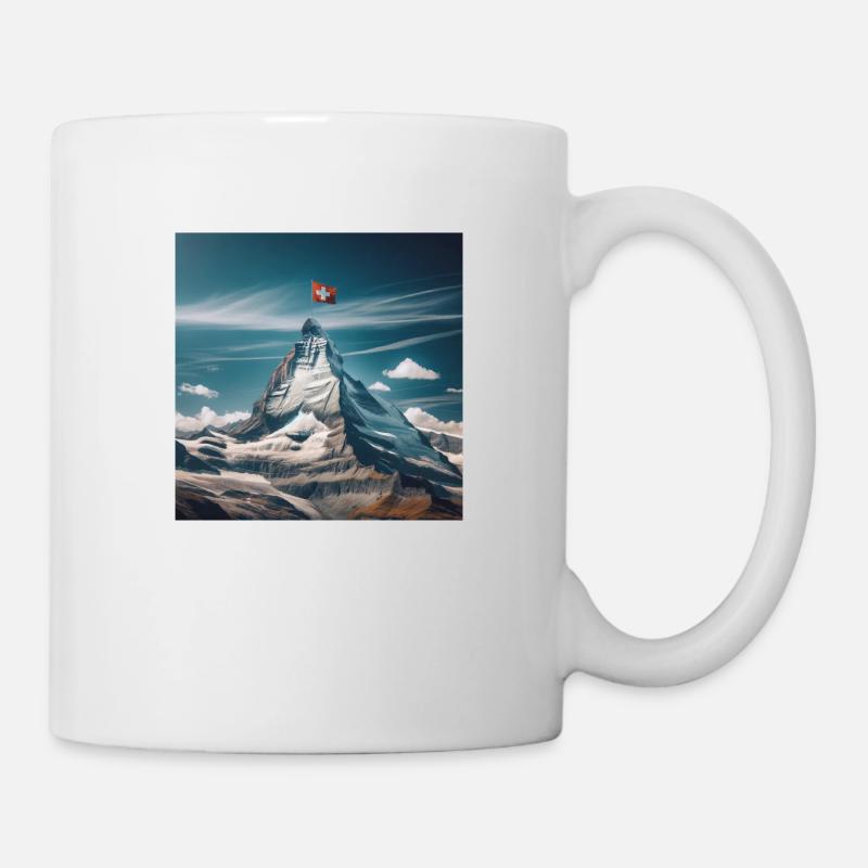 Matterhorn Switzerland Design - Mug - white