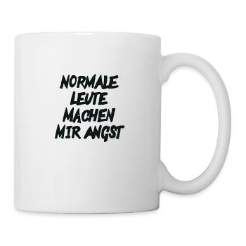 Normale Leute - Tasse - Weiß - Rechts