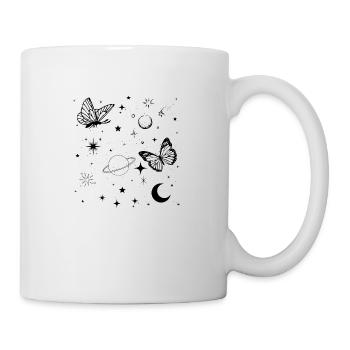 Space Butterfly - Mug - white - Right