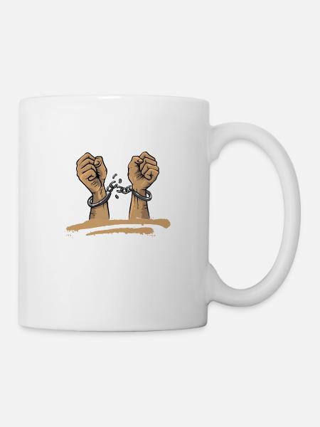 Freedom - Tasse - Weiß
