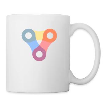 Bicycle chain - Mug - white - Right