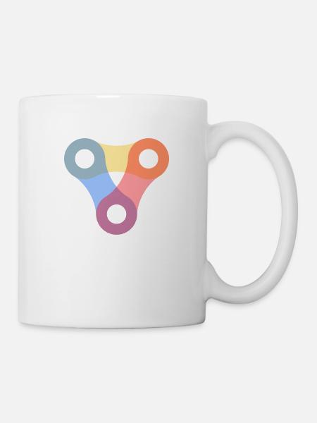 Fahrradkette - Tasse - Weiß