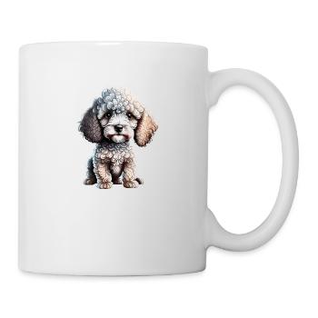 Caniche Chien Amour Caniche Chiot Chien Chiot Chien Propriétaire - Mug blanc - blanc - Droite