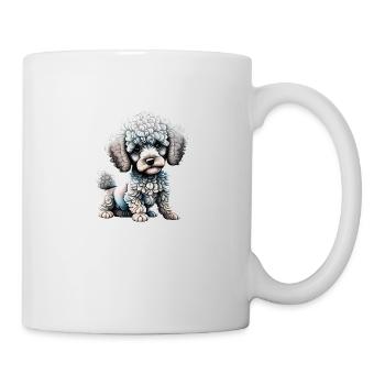 Caniche Chien Amour Chien Chiot Chien Propriétaire Caniche Chiot - Mug blanc - blanc - Droite
