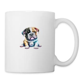 English Bulldog Dog Mastiff Dogs Dog Owner - Mug - white - Right