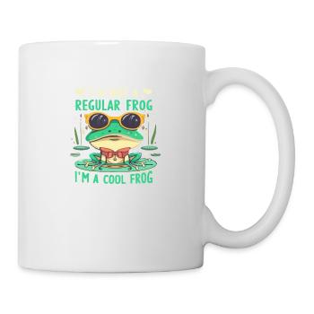 I ́m not a regular Frog i ́m a cool Frog - Mug - white - Right