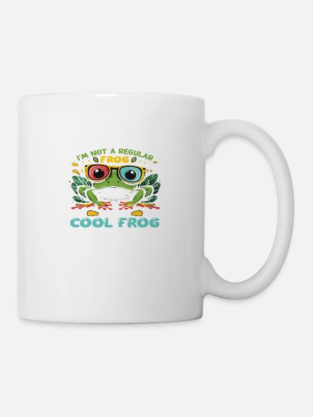 I´m not a regular Frog im a cool Frog - Tasse - Weiß