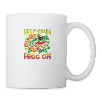 Keep Calm and Frog on - Mug - white - Right
