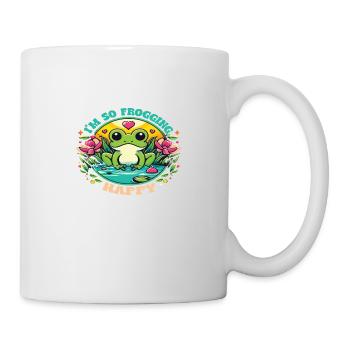 I´m so Frogging Happy - Tasse - Weiß - Rechts