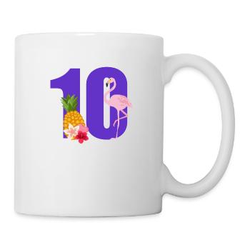 10th Anniversary Flamingo - Mug - white - Right