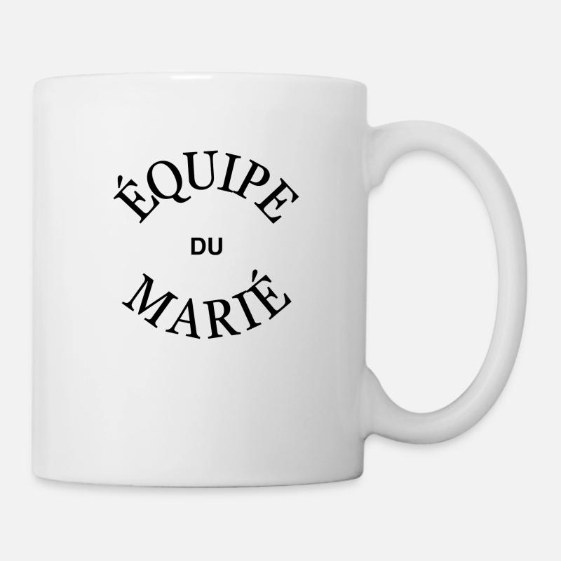 Design EVG : Equipe du marié - Mug blanc - blanc