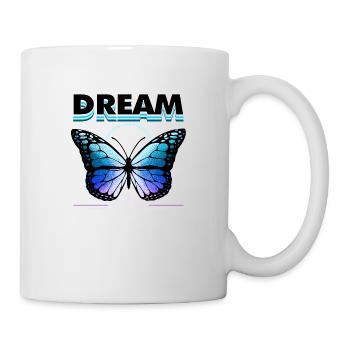 Colorful Butterfly Flowers Colorful Insect Dream Dream - Mug - white - Right
