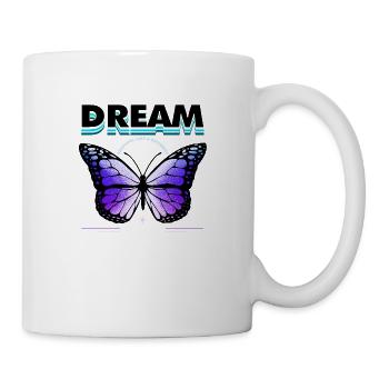 Colorful Butterfly Flowers Colorful Insect Dream Dream - Mug - white - Right