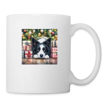 Border Collie Christmas - Mug - white - Right