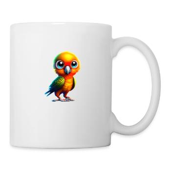 Perruche, Calopsitte, Propriétaire D’oiseau, Oiseau - Mug blanc - blanc - Droite