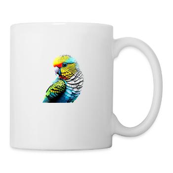 Propriétaire d’oiseau perruche oiseau calopsitte calopsitte - Mug blanc - blanc - Droite