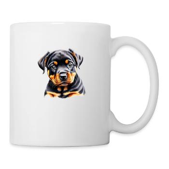 Rottweiler Dog Rottweiler Puppy Dogs Dog Puppy - Mug - white - Right