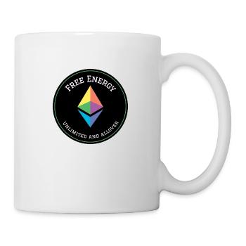 Ether Free Energy Logo - Mug - white - Right