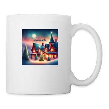 Frohe Weihnachten - Tasse - Weiß - Rechts