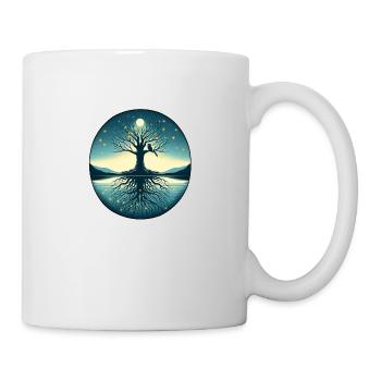 Tree in the Moonlight - Mug - white - Right