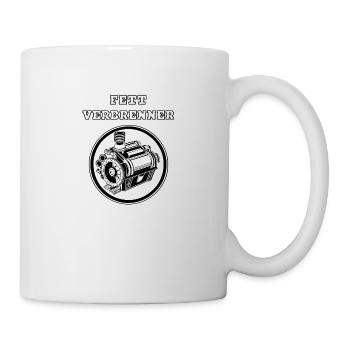 Fettverbrenner - Tasse - Weiß - Rechts