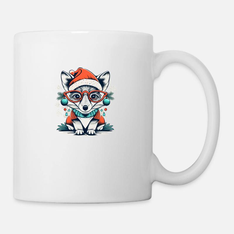 Renard de Noël - Mug blanc - blanc