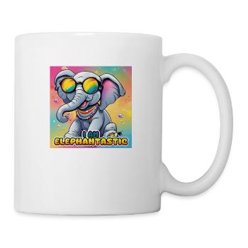 🌈🐘 Elephantastic - Elefantastic - Mug - white - Right
