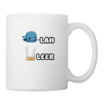 Wallah Bier Leer! - Tasse - Weiß - Rechts