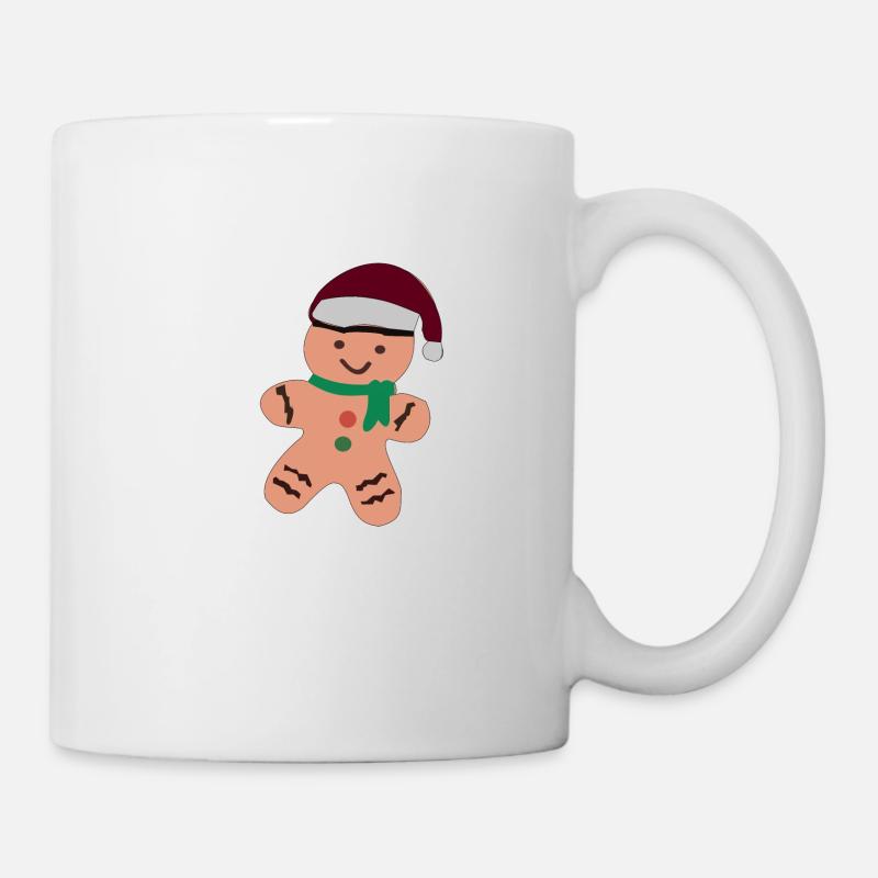 Lebkuchenman - Tasse - Weiß
