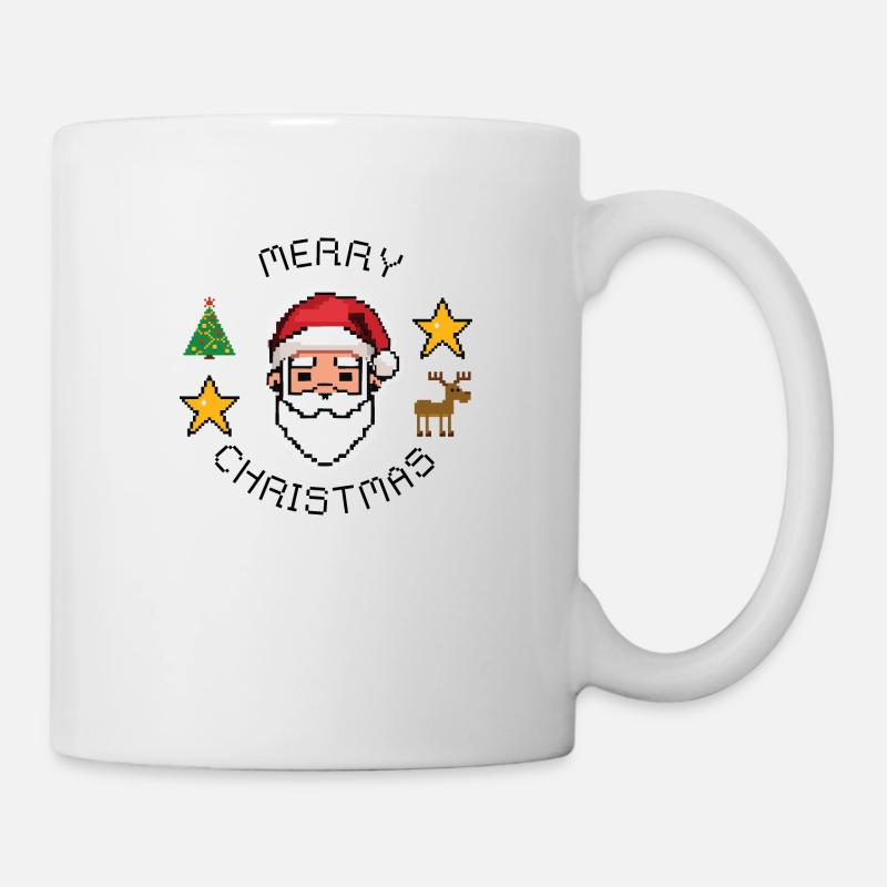 Frohe Weihnachten! - Tasse - Weiß