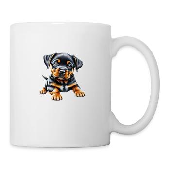 Rottweiler Dog Rottweiler Puppy Dogs Dog Puppy - Mug - white - Right
