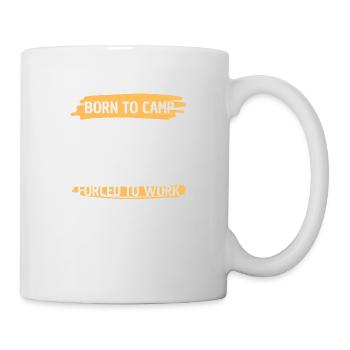 Camping Geschenk Zelten Wohnwagen Camp Wohnmobil - Tasse - Weiß - Rechts