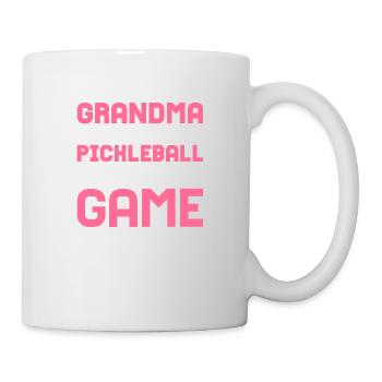 Grand-mère est mon nom joueur de pickleball raquette de padel - Mug blanc - blanc - Droite