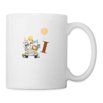 Buchstabe J Safari - Tasse - Weiß - Rechts