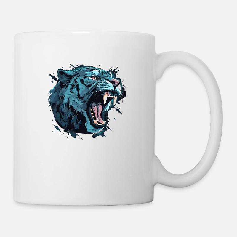 Säbelzahntiger - Sabertooth v2 - Tasse - Weiß