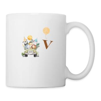 Letter V Safari - Mug - white - Right