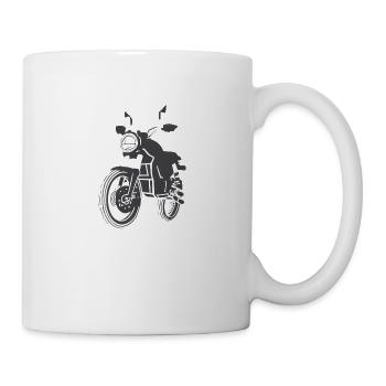 Moto Motocross Fan de moto Motard - Mug blanc - blanc - Droite