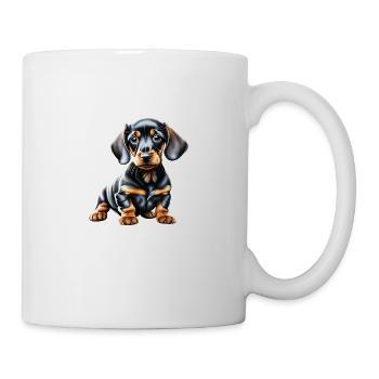 Dachshund Hund Hundehalter Dackelwelpe Hunde - Tasse - Weiß - Rechts