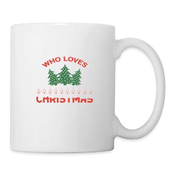 Juste une fille qui aime Noël - Mug blanc - blanc - Droite