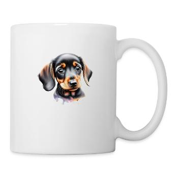 Dachshund Hund Dackelwelpe Hunde Hundehalter - Tasse - Weiß - Rechts